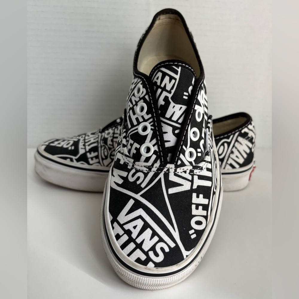 VANS Authentic OTW REPEAT Unisex Shoes Sneakers Black White 6.5Women 5 Men